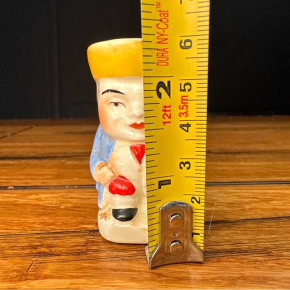 Antique Czech Pottery Miniature Toby Creamer. Czechoslovakian Stamped - Picture 7 of 7